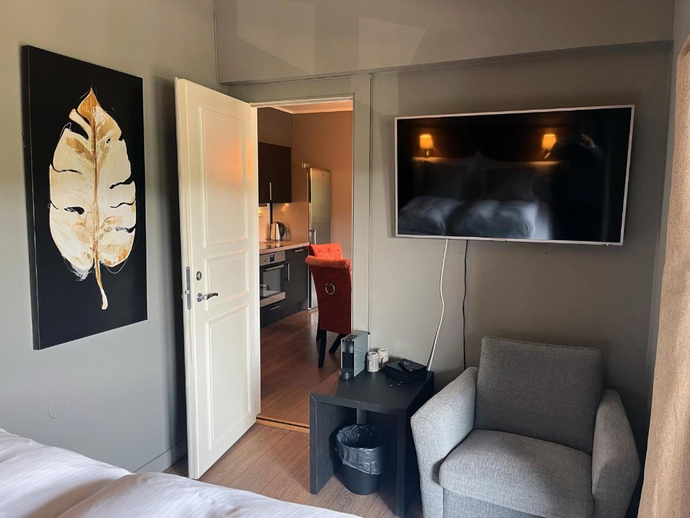 One-Bedroom Apartment with Balcony and Mountain View  